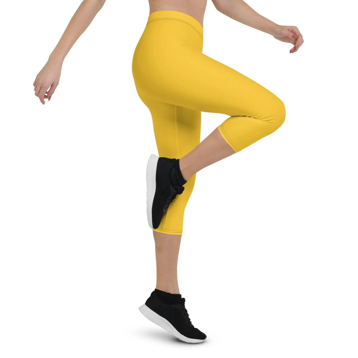yellow-damen-capri-leggings-capri-leggings-jlr-design-4 - JLR Design