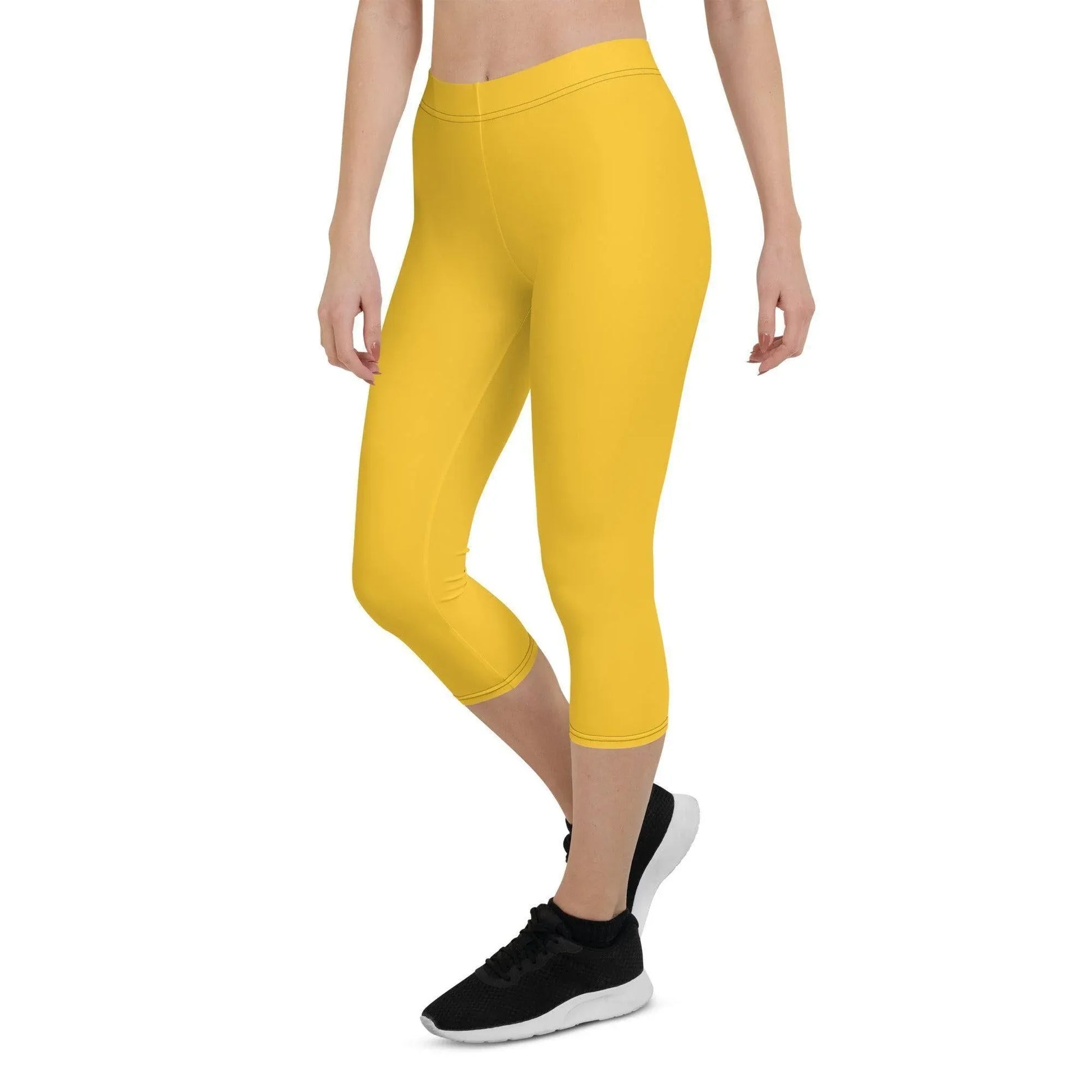yellow-damen-capri-leggings-capri-leggings-jlr-design-5 - JLR Design